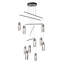 Exos 10-Light Mobile Pendant - Bronze - Opal Glass - Standard Overall Height-675831154-675831112-675831113
