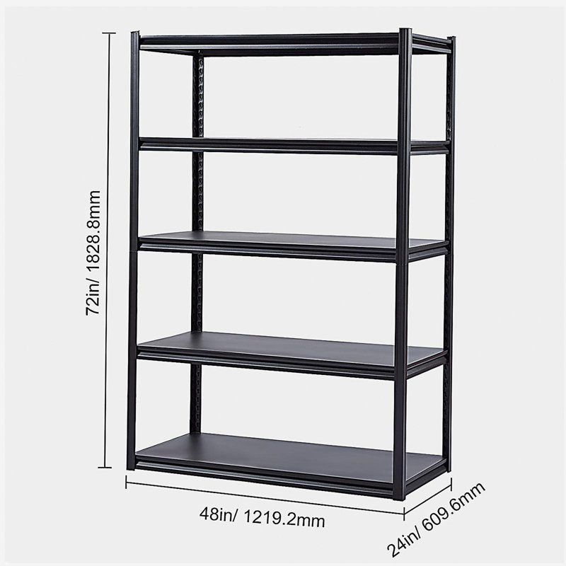 Tablettes de rangement à 5 niveaux