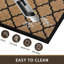 Non-Slip Geometric Shapes Doormat