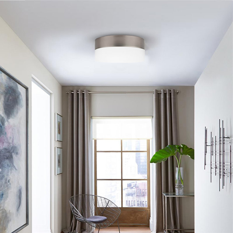 Selasi Glass LED Flush Mount