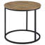Table de bout d'appoint ronde Lainey Mango-865112998