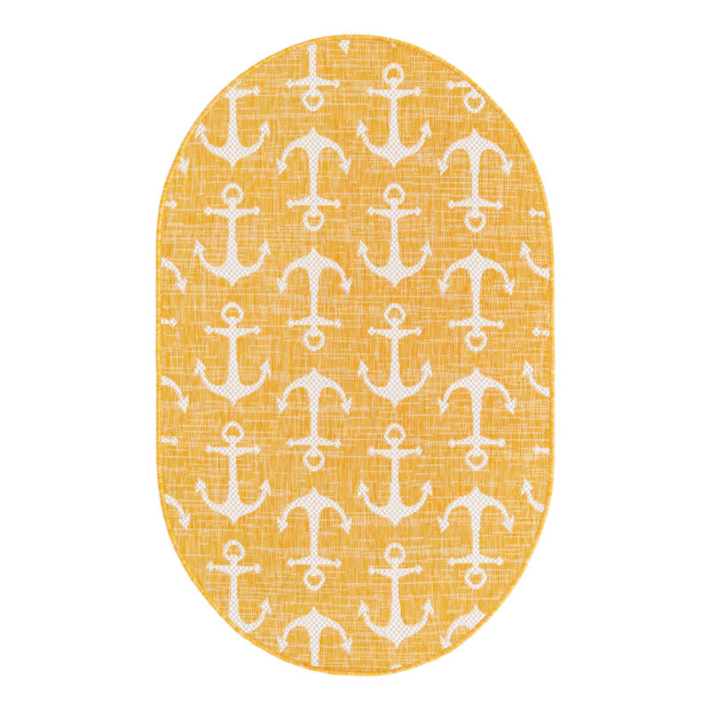 Indoor / Outdoor Rug, Oval 3'3" x 5'3"