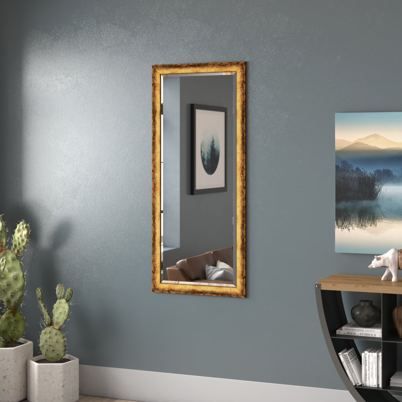 Miroir biseauté traditionnel Casmier, H 71 po x l 31 po