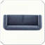 Canapé à 3 places Boucle Sherpa pour un usage domestique élégant-421094750