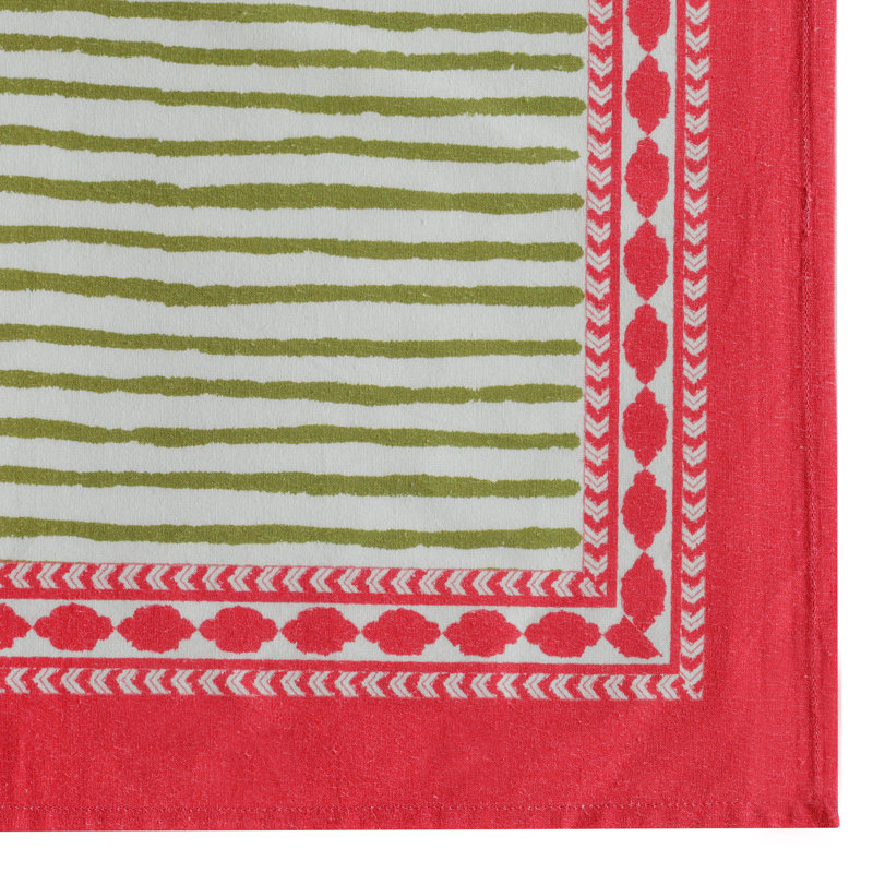 Ensemble de 4 serviettes de table en coton Crissy