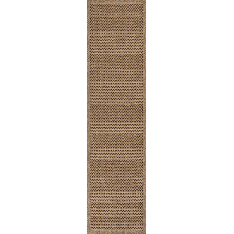 Tapis intérieur / extérieur Maxine Easy Jute, Runner 2'2" x 8', Brun