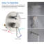 Fixation murale circulaire avec valve brute-74877370
