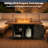 55" Expandable Propane 50,000 BTU Firepit Table With Cover & CSA Certification-2095639820