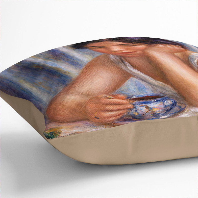 A Cup of Chocolate Scatter Cushion, Stone, 55cm H x 55cm W x 20cm D