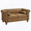Canapé rembourré de salon avec canapé Chesterfield