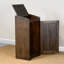 Deniela Solid Wood Manual Lift Kitchen Trash Can-848178650