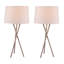 Castello Metal Tripod Lamp-39826624-39826625