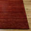 Astana Hand Knotted Wool Vintage Look Area Rug in Red-665483868
