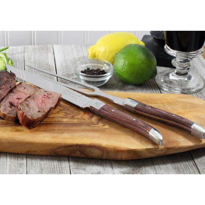 Laguiole 2 - Piece Stainless Steel Carving Set