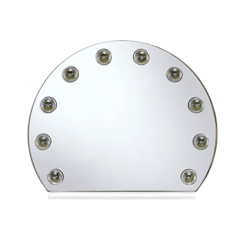 Alma White Finish Accent Mirror