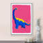 Animaux de style BCBG vif et long cou de dinosaure, chambre d'enfant, style bohème moderne, style BCBG-100706982-100706983