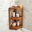 Kai Solid Wood Freestanding Bathroom Shelves