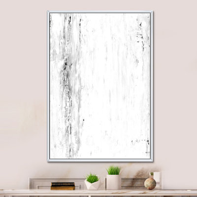 Art abstrait noir et blanc - reproduction d'art sur toile