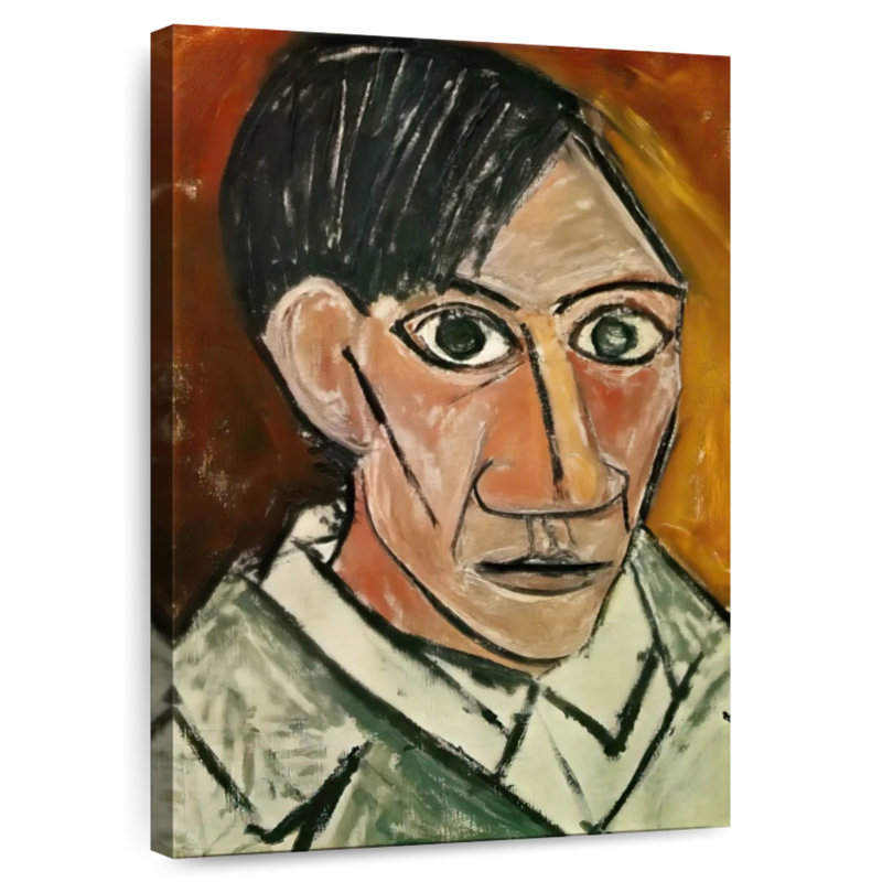 Autoportrait de Leisha, 1907, H 24 po x l 16 po