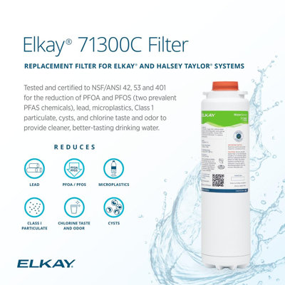 Elkay WaterSentry PFAS (PFOA/PFOS Certified Reduction) Replacement Filter