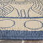 Tapis intérieur / extérieur naturel / bleu Arneshia-728627870
