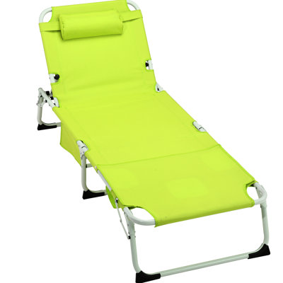 Fauteuil de bronzage robuste avec trou pour le visage - 5 chaises pliantes pour le jardin et le camping, rose, trous de bras réglables avec casier à coussins réglables pour bronzer en plein air, blanc + bleu, peau douce et confortable