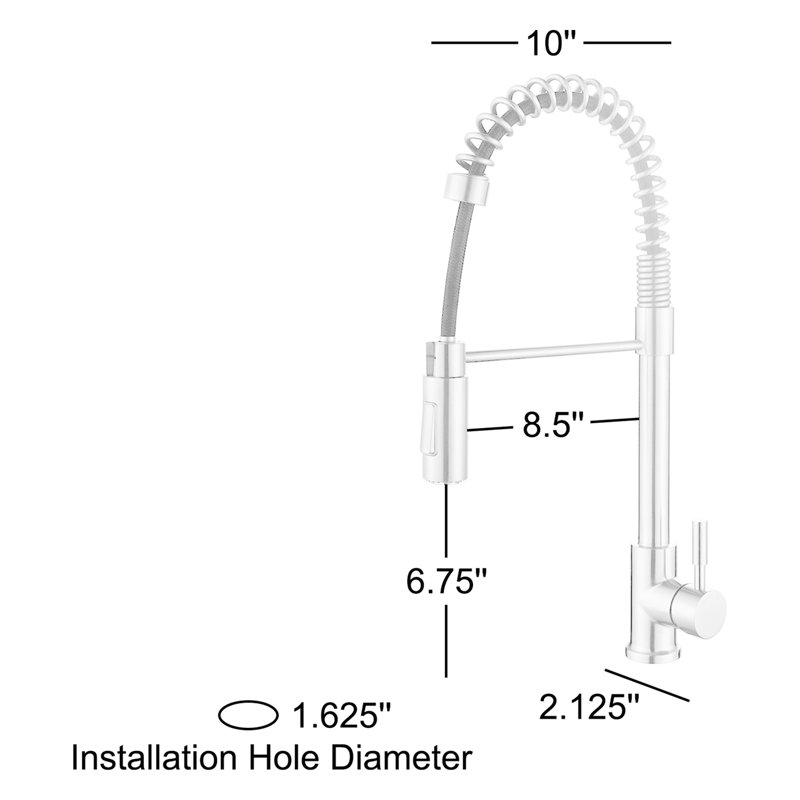 RAEN Orchid Pull Out Kitchen Faucet
