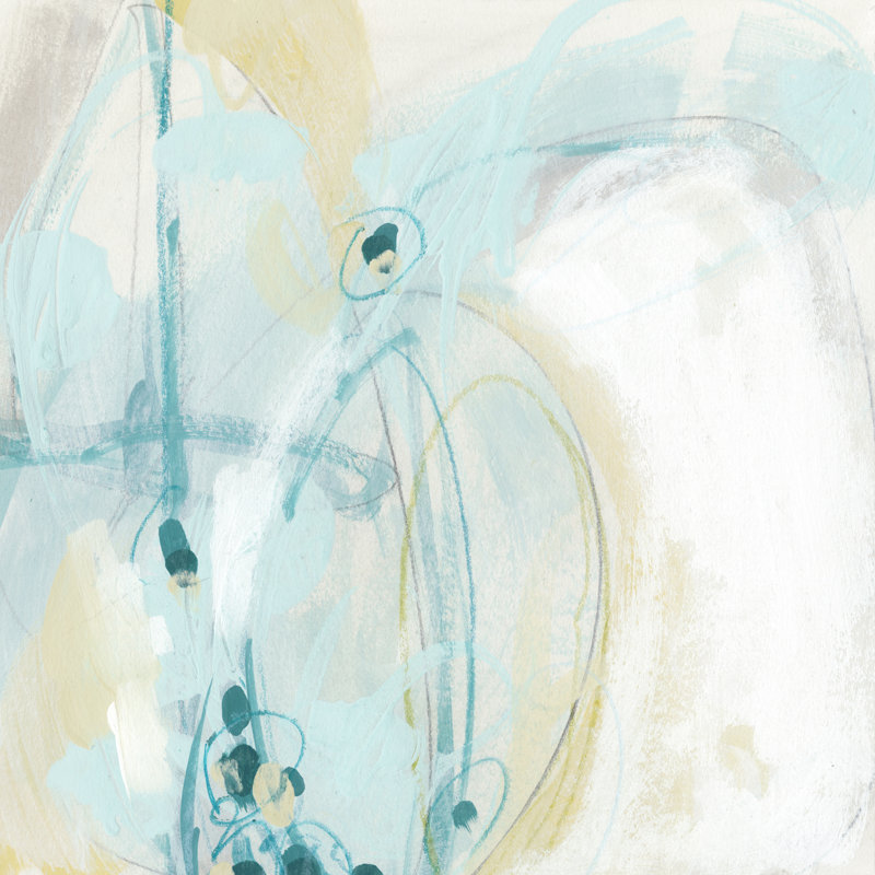 Sea Story I by June Erica Vess - Wrapped Canvas Painting, 91cm H x 91cm W