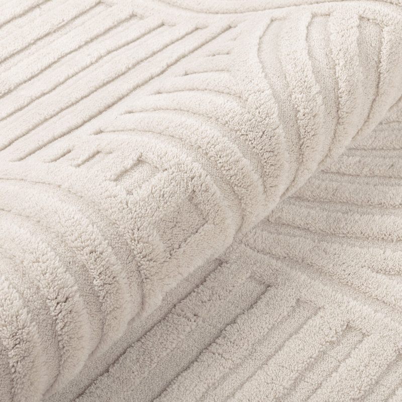 Tapis oriental lavable à la machine antidérapant beige, Rectangle 9 pi x 12 pi, Beige
