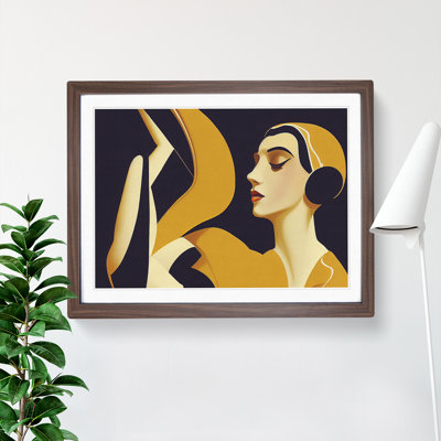 Art Deco Woman - Single Picture Frame Print