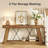 70.9" Farmhouse Console Table-112805347