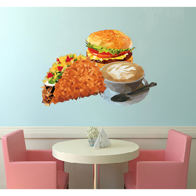 Food & Beverage Wall Decal, 33" H x 46" W