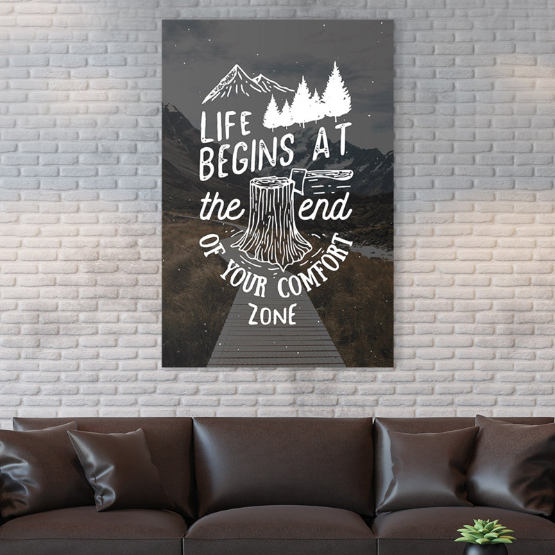 Life Begins - No Frame Print