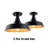 Adesewa Black Semi Flush Mount Ceiling Light-247702440