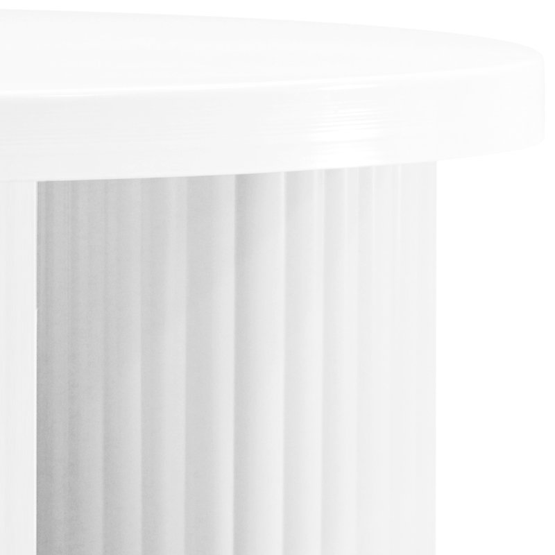 Table basse 3 pieds Rhodes, Blanc