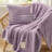 Bedsure Queen Comforter Set 5 Pieces - Bed in a Bag with Fleece Throw Blanket and Decorative Pillow, Lightweight Bedding Comforter Sets, All Season Bedding, Purple-105526951-105526952