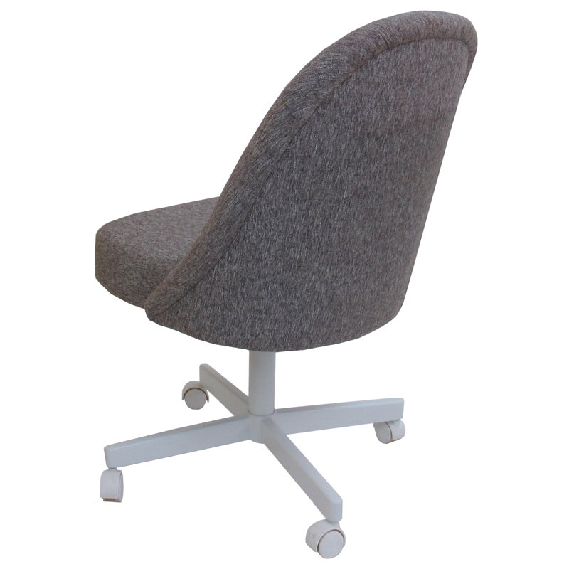 Chaise d'appoint rembourré, Blanc, Gris Mojave