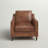 Ashtabula Genuine Leather Square Arm Accent Chair-1028576824