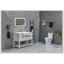 Miroir de salle de bain à DEL 36 po x 24 po avec façade et rétroéclairage-1884712031