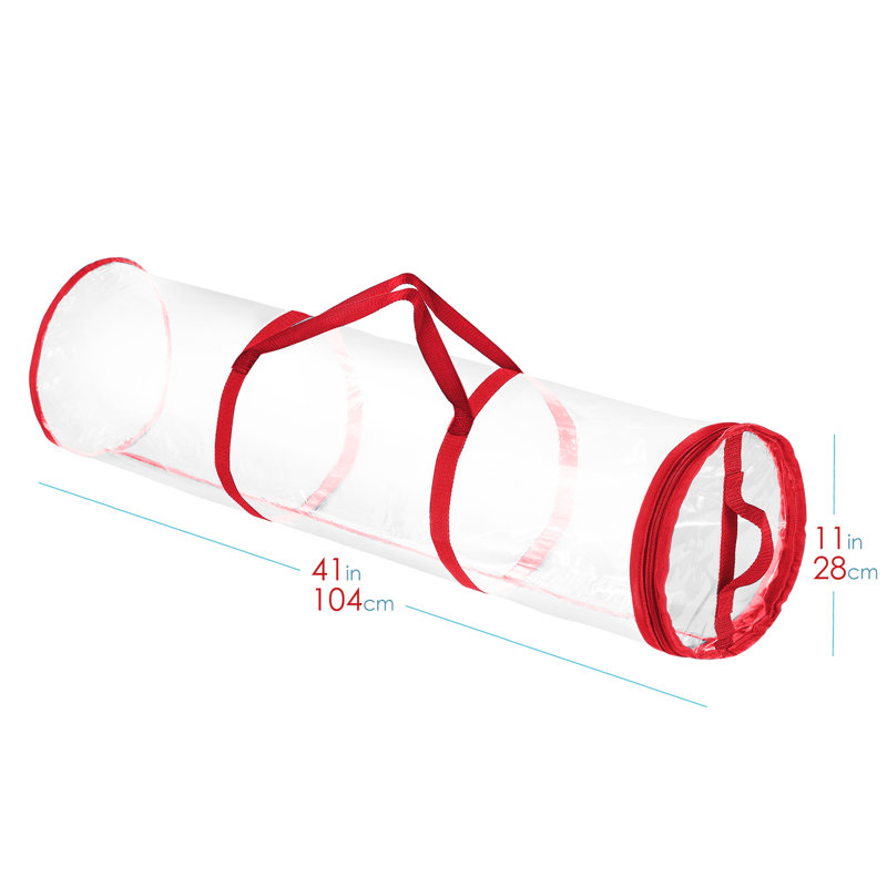 Sac de rangement en papier de Noël, Rouge