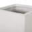 12.88" X 29.25" Matte White Outdoor Planter - Tapered Cast Stone, For Backyard Charm Allure-806617589