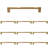 Vail 8" Satin Brass Bar Pull Multipack-110428596-37903657