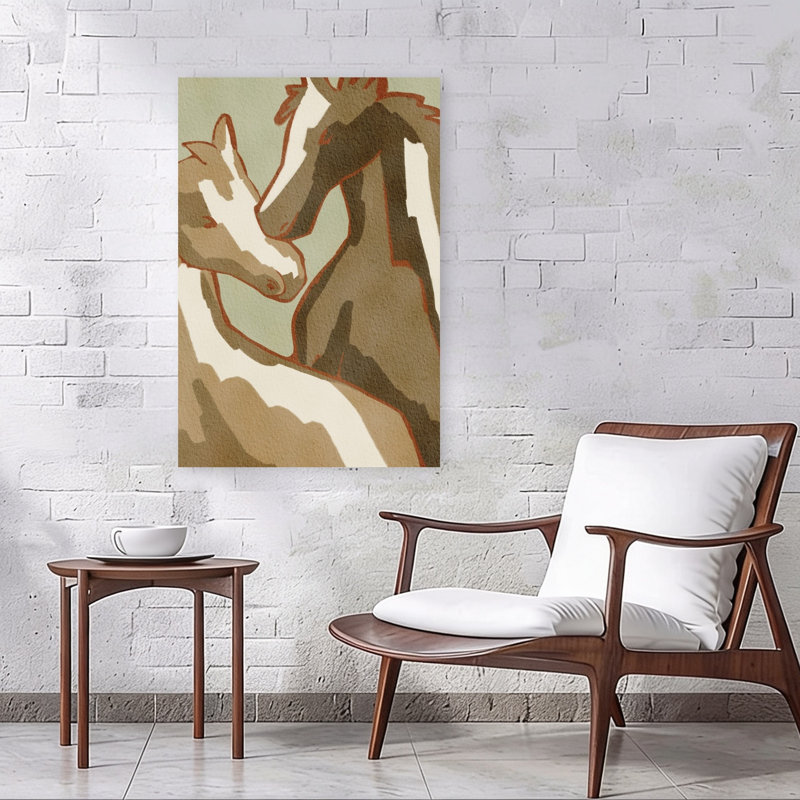 Art mural cheval