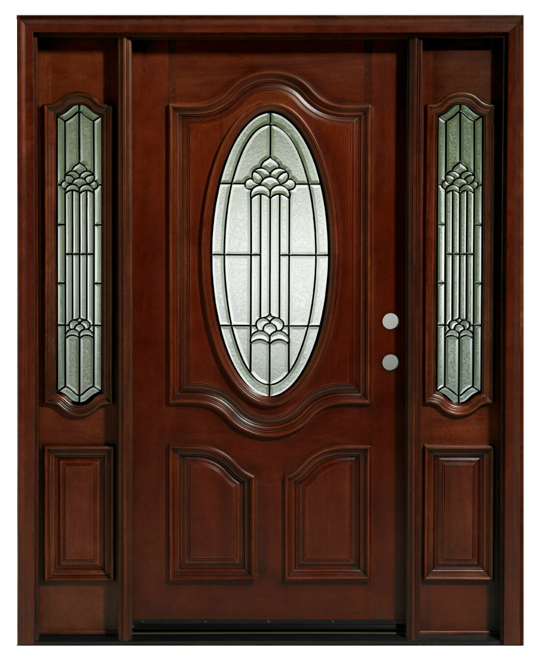 Asian Pacific Products Inc. Delux Mahogany Prehung Front Entry Doors ...