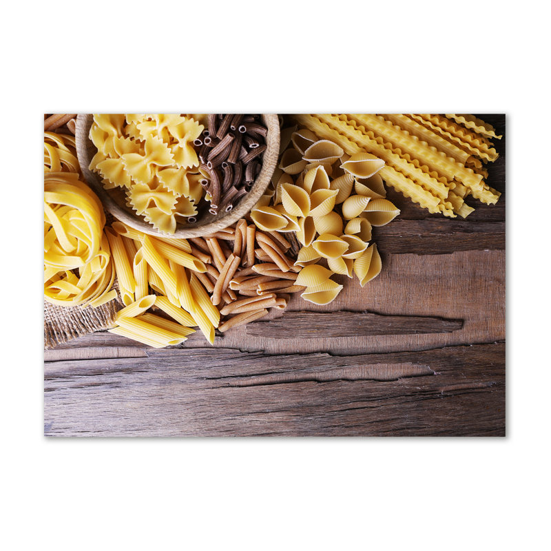 A Mix Of Pasta - Print, 70cm H x 100cm W x 2cm D, Canvas