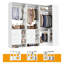 Unité de rangement réglable pour garde-robe modulaire