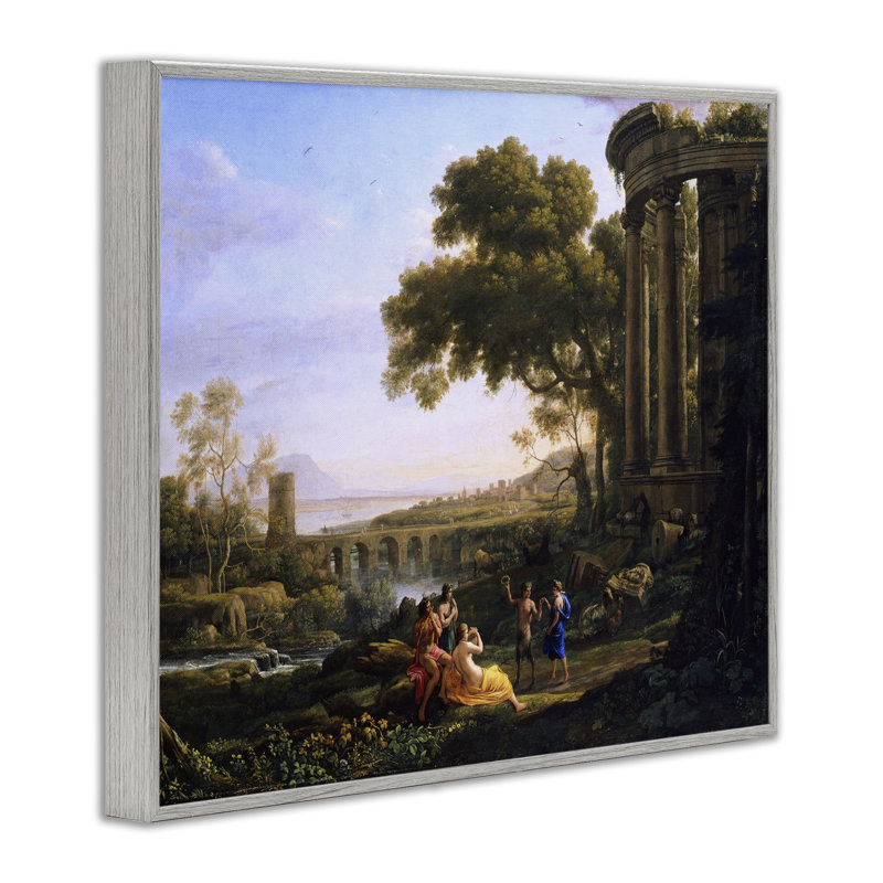 Art giclée classique par nymph et satyre classique par one1000paintings, Estampe numérique Farmhouse, H 11 po x l 14 po
