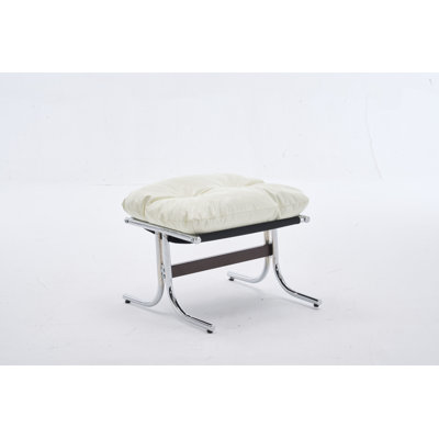 Bauhaus-Inspired Leather Footstool