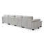 Canapé modulaire en U en chenille de 157 po de large pour salon-102494207