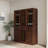 32 Modular Wine Cabinet In Rich Brown Walnut - Buffet Furniture For Enthusiasts